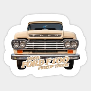 1959 Ford F100 Pickup Truck Sticker